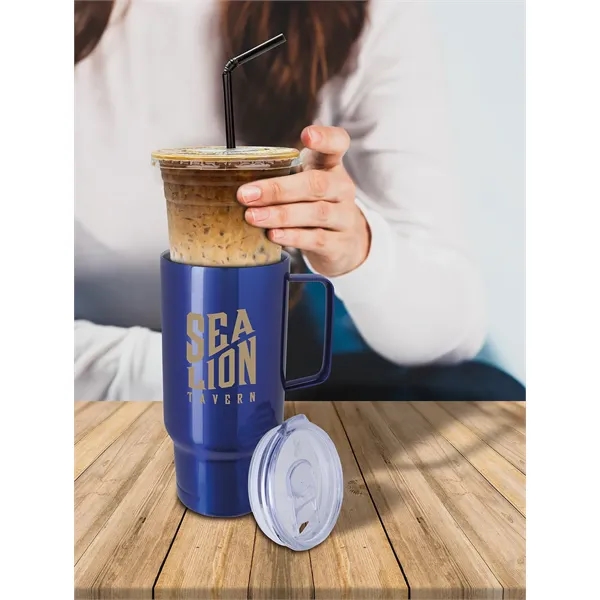 Koozie® Handle Tumbler - 30 oz - Koozie® Handle Tumbler - 30 oz - Image 5 of 19