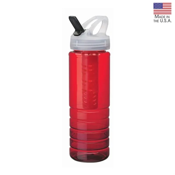 Malibu 26 oz. PET Bottle with Flip Spout & Infuser - Malibu 26 oz. PET Bottle with Flip Spout & Infuser - Image 7 of 7