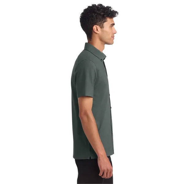 Mercer+Mettle Stretch Pique Full-Button Polo - Mercer+Mettle Stretch Pique Full-Button Polo - Image 2 of 35