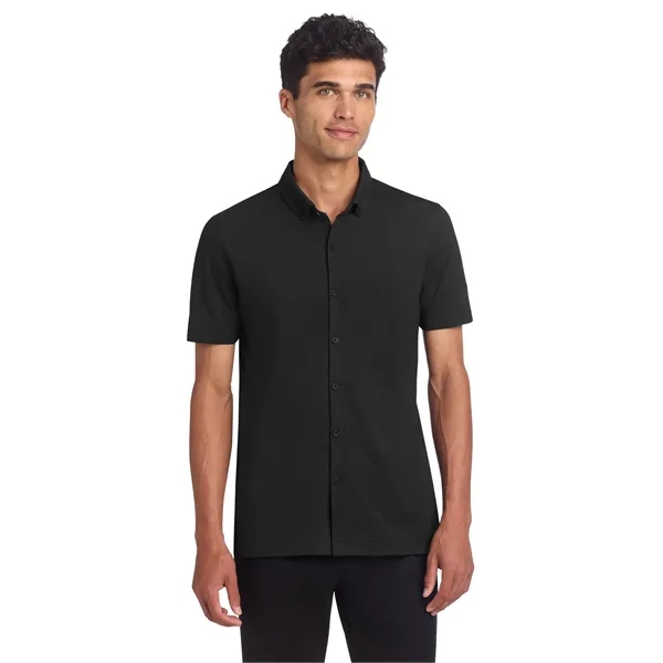 Mercer+Mettle Stretch Pique Full-Button Polo - Mercer+Mettle Stretch Pique Full-Button Polo - Image 10 of 35