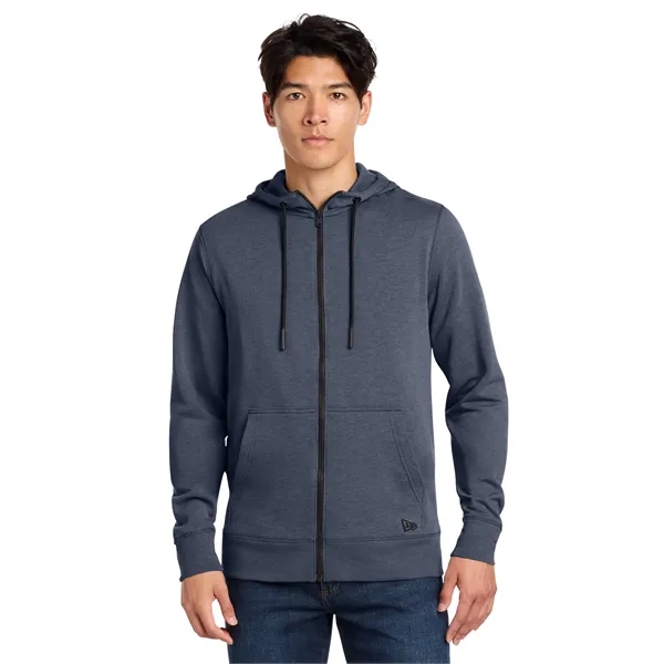 New Era Tri-Blend Fleece Full-Zip Hoodie - New Era Tri-Blend Fleece Full-Zip Hoodie - Image 5 of 19