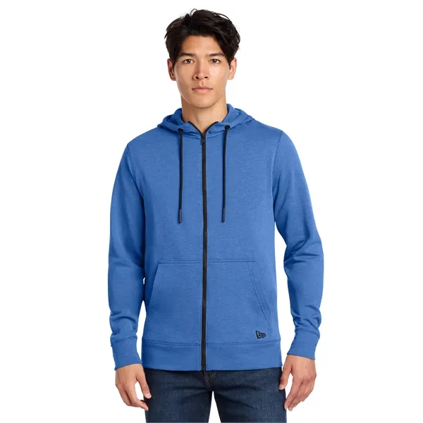New Era Tri-Blend Fleece Full-Zip Hoodie - New Era Tri-Blend Fleece Full-Zip Hoodie - Image 10 of 19