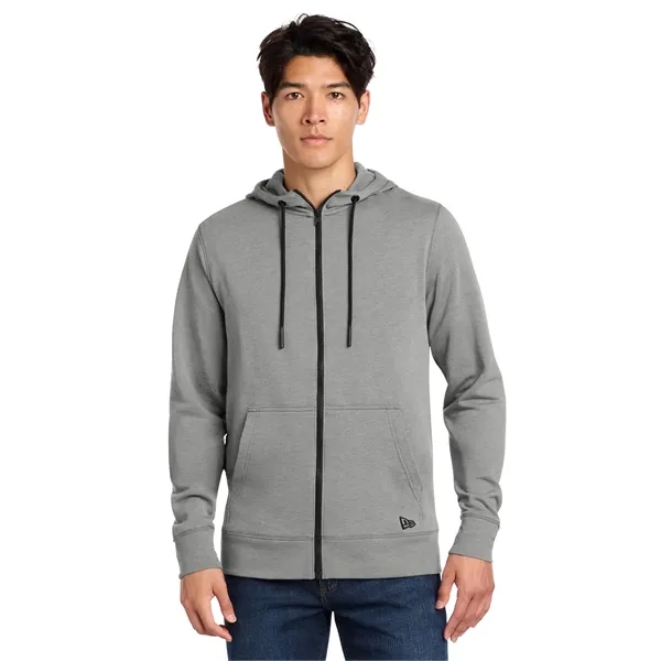 New Era Tri-Blend Fleece Full-Zip Hoodie - New Era Tri-Blend Fleece Full-Zip Hoodie - Image 15 of 19