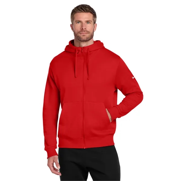 Nike Club Fleece Sleeve Swoosh Full-Zip Hoodie - Nike Club Fleece Sleeve Swoosh Full-Zip Hoodie - Image 19 of 29