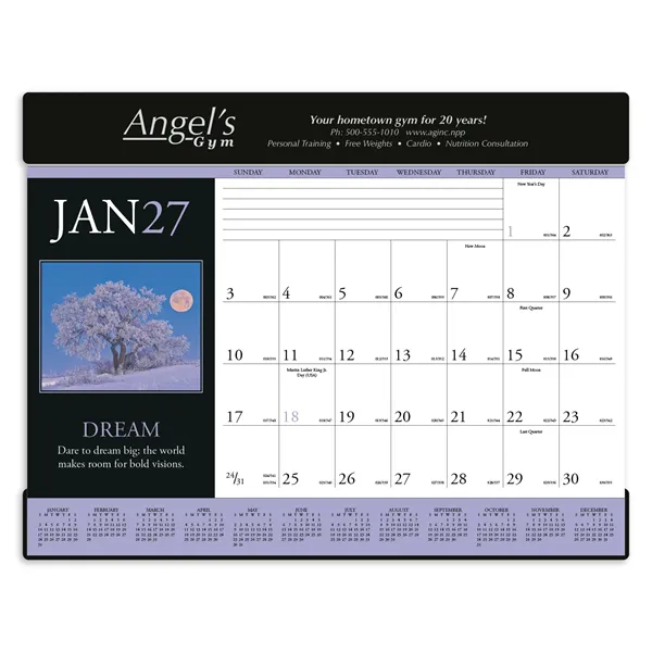 Triumph® Calendars Motivations Desk Pad