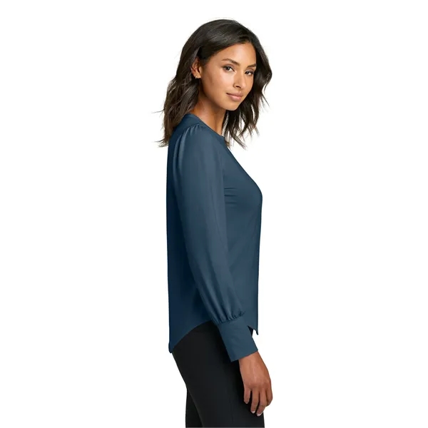 Mercer+Mettle Women's Stretch Jersey Long Sleeve Blouson Top - Mercer+Mettle Women's Stretch Jersey Long Sleeve Blouson Top - Image 6 of 29