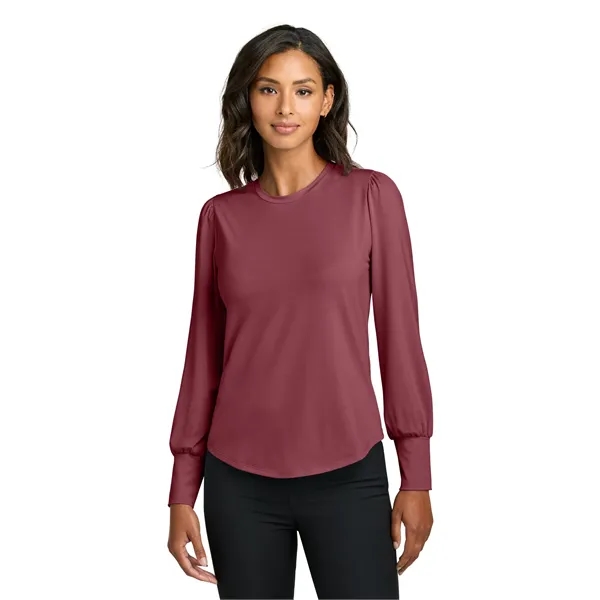 Mercer+Mettle Women's Stretch Jersey Long Sleeve Blouson Top - Mercer+Mettle Women's Stretch Jersey Long Sleeve Blouson Top - Image 9 of 29