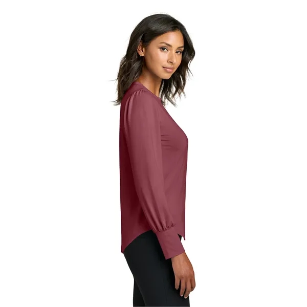 Mercer+Mettle Women's Stretch Jersey Long Sleeve Blouson Top - Mercer+Mettle Women's Stretch Jersey Long Sleeve Blouson Top - Image 11 of 29