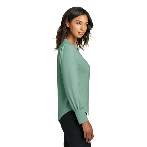 Mercer+Mettle Women's Stretch Jersey Long Sleeve Blouson Top - Mercer+Mettle Women's Stretch Jersey Long Sleeve Blouson Top - Image 16 of 29