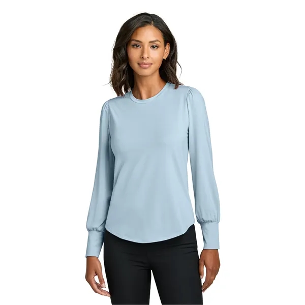 Mercer+Mettle Women's Stretch Jersey Long Sleeve Blouson Top - Mercer+Mettle Women's Stretch Jersey Long Sleeve Blouson Top - Image 20 of 29