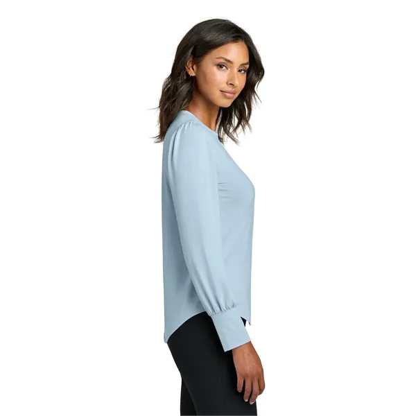Mercer+Mettle Women's Stretch Jersey Long Sleeve Blouson Top - Mercer+Mettle Women's Stretch Jersey Long Sleeve Blouson Top - Image 22 of 29