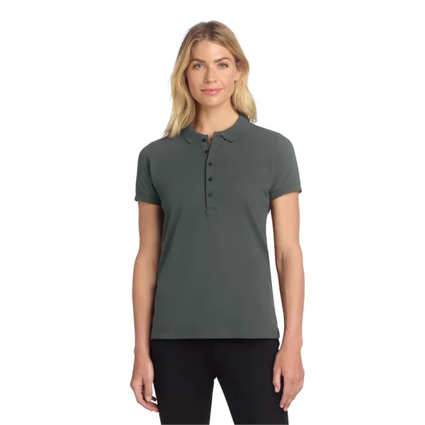 Mercer+Mettle Women's Stretch Heavyweight Pique Polo