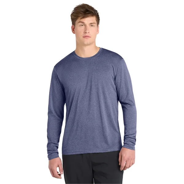 Sport-Tek Long Sleeve Heather Contender Tee. - Sport-Tek Long Sleeve Heather Contender Tee. - Image 4 of 24