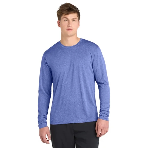 Sport-Tek Long Sleeve Heather Contender Tee. - Sport-Tek Long Sleeve Heather Contender Tee. - Image 9 of 24