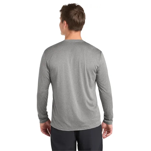 Sport-Tek Long Sleeve Heather Contender Tee. - Sport-Tek Long Sleeve Heather Contender Tee. - Image 16 of 24