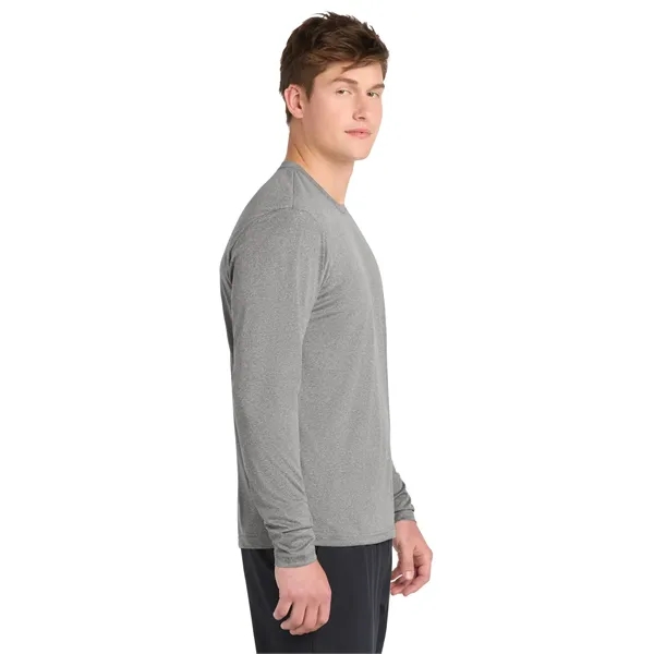 Sport-Tek Long Sleeve Heather Contender Tee. - Sport-Tek Long Sleeve Heather Contender Tee. - Image 17 of 24