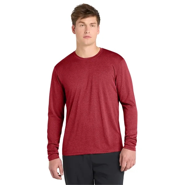 Sport-Tek Long Sleeve Heather Contender Tee. - Sport-Tek Long Sleeve Heather Contender Tee. - Image 19 of 24