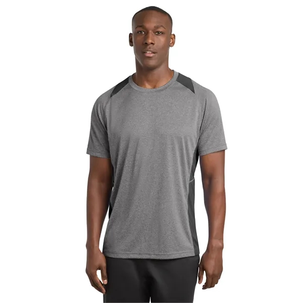 Sport-Tek Heather Colorblock Contender Tee. - Sport-Tek Heather Colorblock Contender Tee. - Image 0 of 44