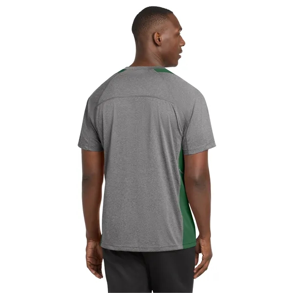 Sport-Tek Heather Colorblock Contender Tee. - Sport-Tek Heather Colorblock Contender Tee. - Image 6 of 44
