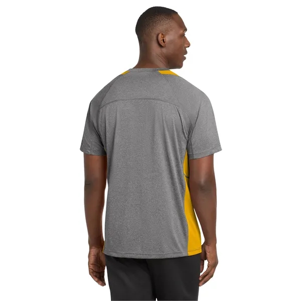 Sport-Tek Heather Colorblock Contender Tee. - Sport-Tek Heather Colorblock Contender Tee. - Image 11 of 44