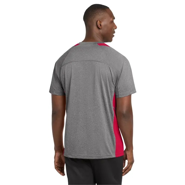 Sport-Tek Heather Colorblock Contender Tee. - Sport-Tek Heather Colorblock Contender Tee. - Image 26 of 44