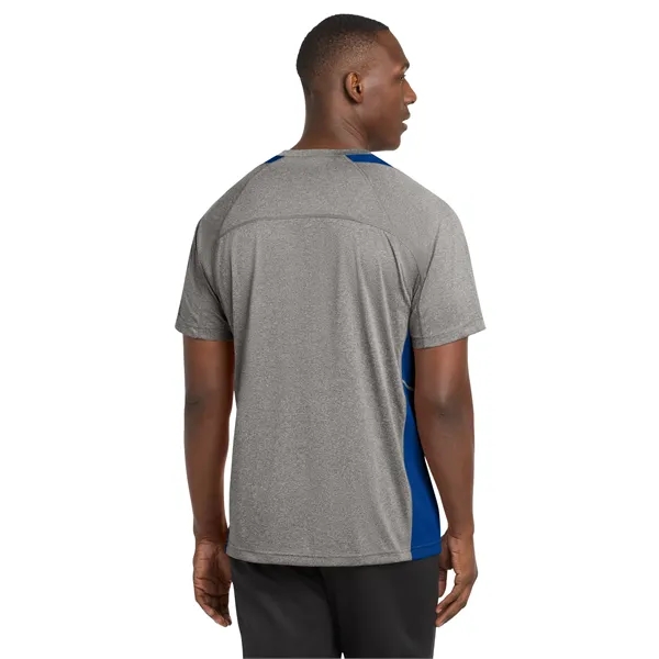 Sport-Tek Heather Colorblock Contender Tee. - Sport-Tek Heather Colorblock Contender Tee. - Image 31 of 44