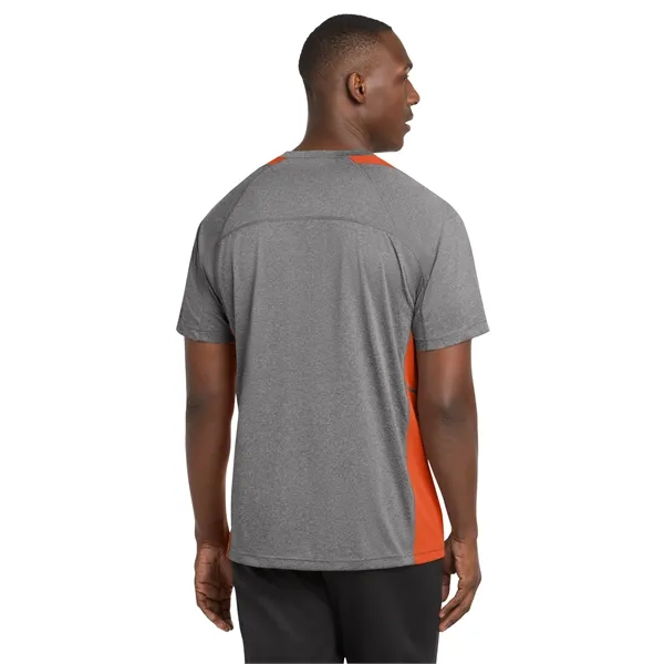 Sport-Tek Heather Colorblock Contender Tee. - Sport-Tek Heather Colorblock Contender Tee. - Image 36 of 44