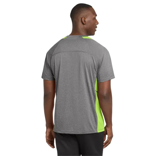 Sport-Tek Heather Colorblock Contender Tee. - Sport-Tek Heather Colorblock Contender Tee. - Image 41 of 44