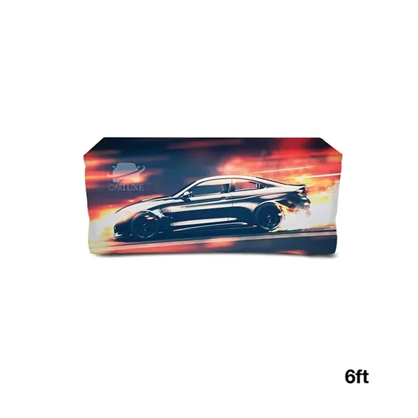 DisplaySplash 6' Fitted Open Back Table Cover - DisplaySplash 6' Fitted Open Back Table Cover - Image 1 of 7