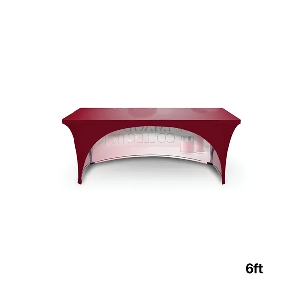 DisplaySplash 6' Stretch, Open Back Table Cover - DisplaySplash 6' Stretch, Open Back Table Cover - Image 2 of 9