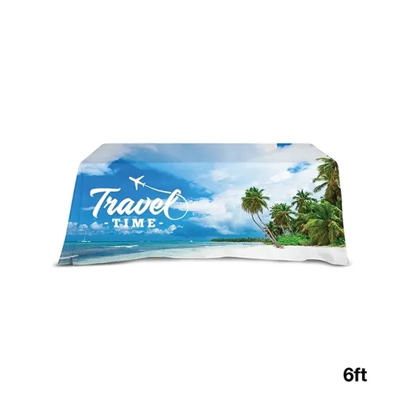 Custom DisplaySplash 6' Open Back Table Throw