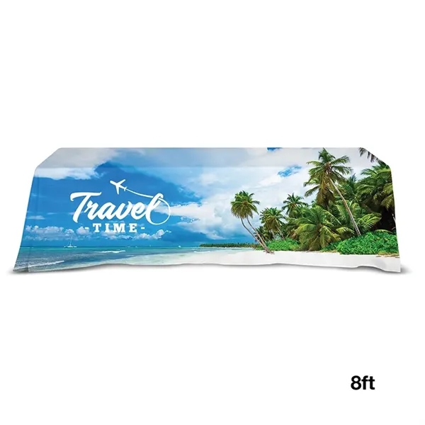 Custom DisplaySplash 8' Open Back Table Throw