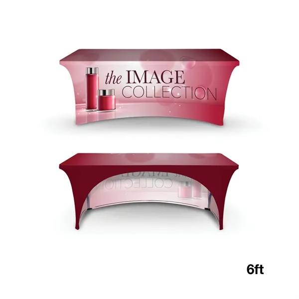 DisplaySplash 6' Stretch, Open Back Table Cover - DisplaySplash 6' Stretch, Open Back Table Cover - Image 5 of 9