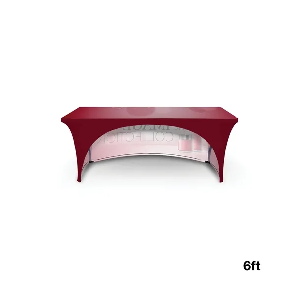 DisplaySplash 6' Stretch, Open Back Table Cover - DisplaySplash 6' Stretch, Open Back Table Cover - Image 7 of 9