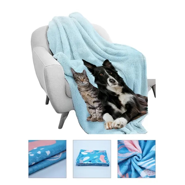 DisplaySplash 72" x 59" Custom Printed Flannel Blanket - DisplaySplash 72" x 59" Custom Printed Flannel Blanket - Image 7 of 13