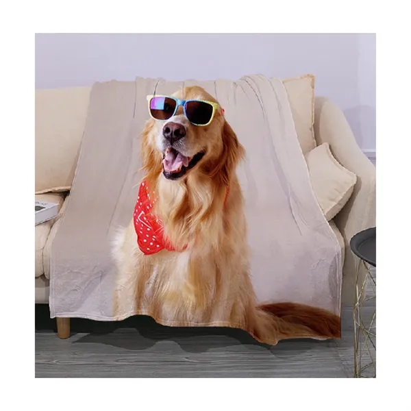 DisplaySplash 72" x 59" Custom Printed Flannel Blanket - DisplaySplash 72" x 59" Custom Printed Flannel Blanket - Image 8 of 13