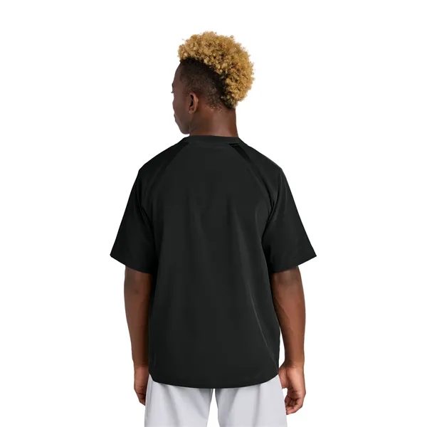 Sport-Tek Youth Repeat 1/2-Zip Short Sleeve Jacket