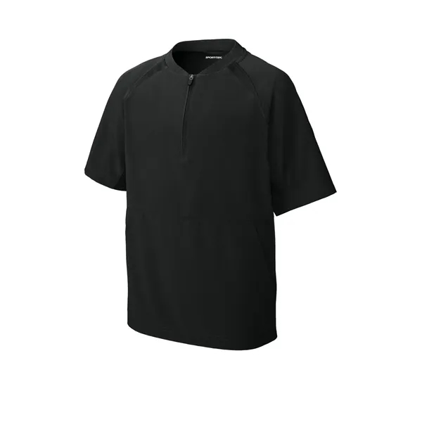 Sport-Tek Youth Repeat 1/2-Zip Short Sleeve Jacket