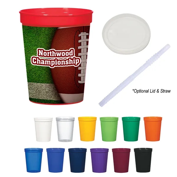 16 Oz. Full Color Big Game Stadium Cup