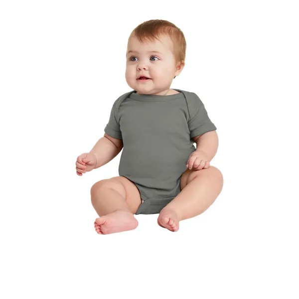 Rabbit Skins Infant Short Sleeve Baby Rib Bodysuit. - Rabbit Skins Infant Short Sleeve Baby Rib Bodysuit. - Image 10 of 89