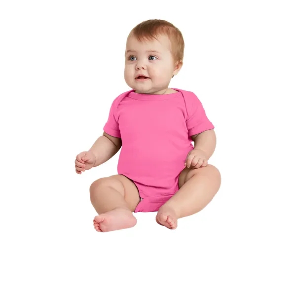 Rabbit Skins Infant Short Sleeve Baby Rib Bodysuit. - Rabbit Skins Infant Short Sleeve Baby Rib Bodysuit. - Image 21 of 89