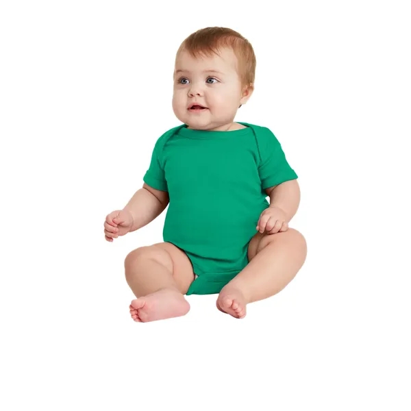 Rabbit Skins Infant Short Sleeve Baby Rib Bodysuit. - Rabbit Skins Infant Short Sleeve Baby Rib Bodysuit. - Image 26 of 89