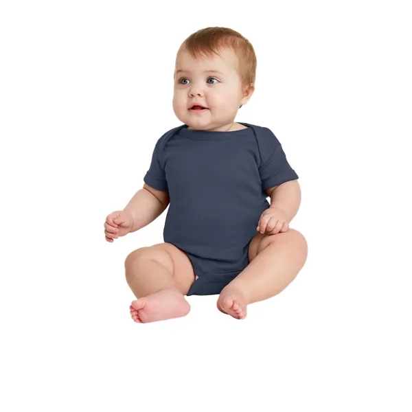 Rabbit Skins Infant Short Sleeve Baby Rib Bodysuit. - Rabbit Skins Infant Short Sleeve Baby Rib Bodysuit. - Image 41 of 89