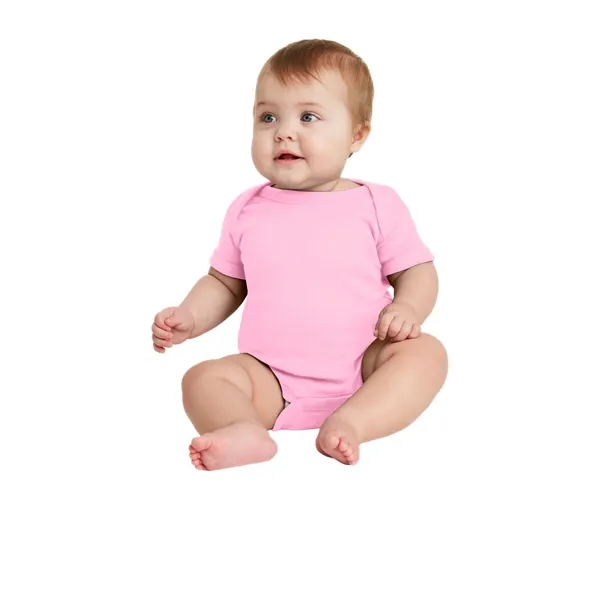 Rabbit Skins Infant Short Sleeve Baby Rib Bodysuit. - Rabbit Skins Infant Short Sleeve Baby Rib Bodysuit. - Image 51 of 89