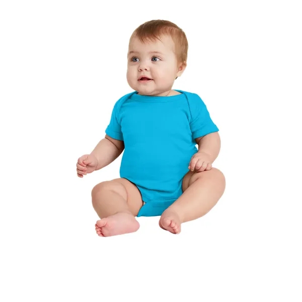 Rabbit Skins Infant Short Sleeve Baby Rib Bodysuit. - Rabbit Skins Infant Short Sleeve Baby Rib Bodysuit. - Image 71 of 89