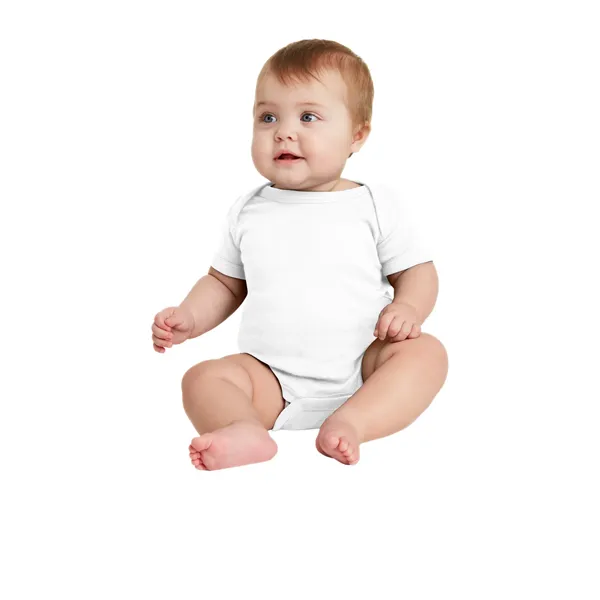 Rabbit Skins Infant Short Sleeve Baby Rib Bodysuit. - Rabbit Skins Infant Short Sleeve Baby Rib Bodysuit. - Image 76 of 89