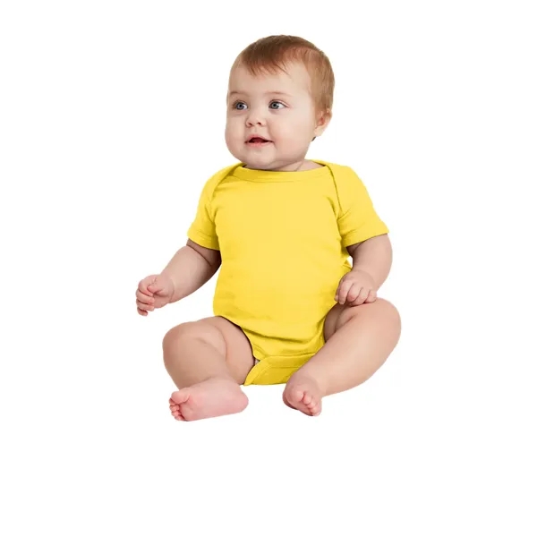 Rabbit Skins Infant Short Sleeve Baby Rib Bodysuit. - Rabbit Skins Infant Short Sleeve Baby Rib Bodysuit. - Image 81 of 89