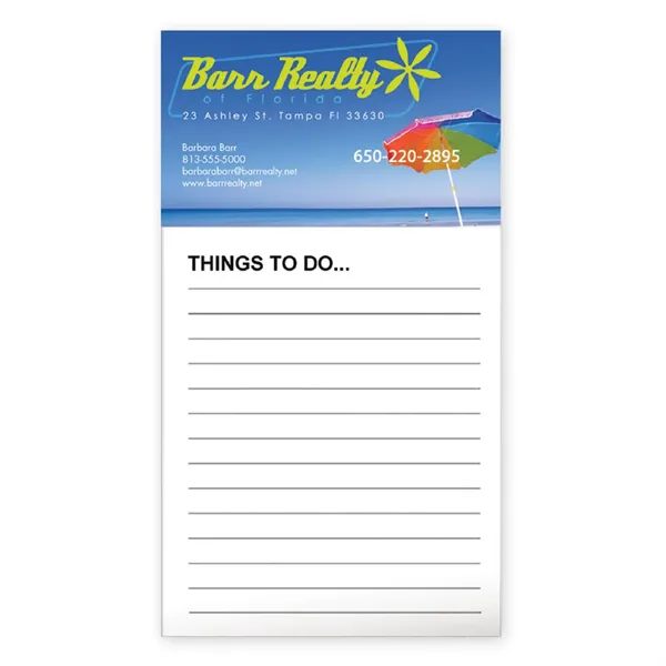 Good Value™ Business Card Magnet with 50-Sheet Notepad - Good Value™ Business Card Magnet with 50-Sheet Notepad - Image 0 of 3