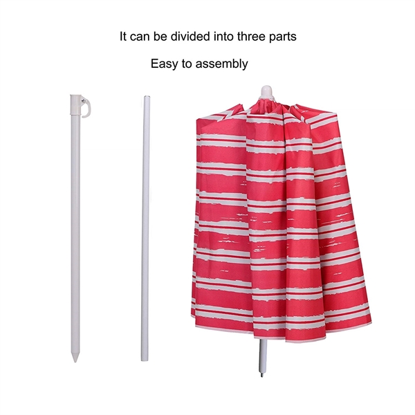 6ft folded beach Umbrella - 6ft folded beach Umbrella - Image 3 of 6