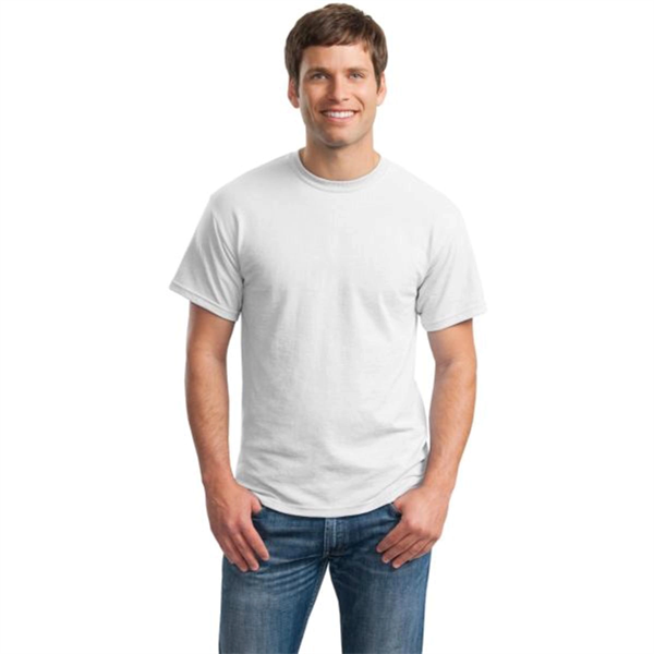 Gildan DryBlend 50 Cotton/50 Poly T-Shirt - White - Gildan DryBlend 50 Cotton/50 Poly T-Shirt - White - Image 0 of 2